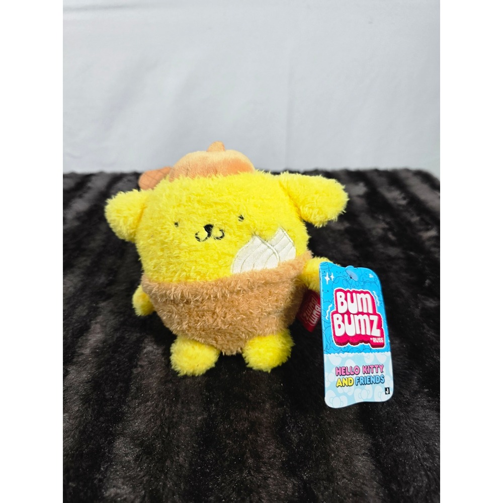 BumBumz Russ Sanrio Hello Kitty and Friends Pompompurin Ice Cream Plush NWT